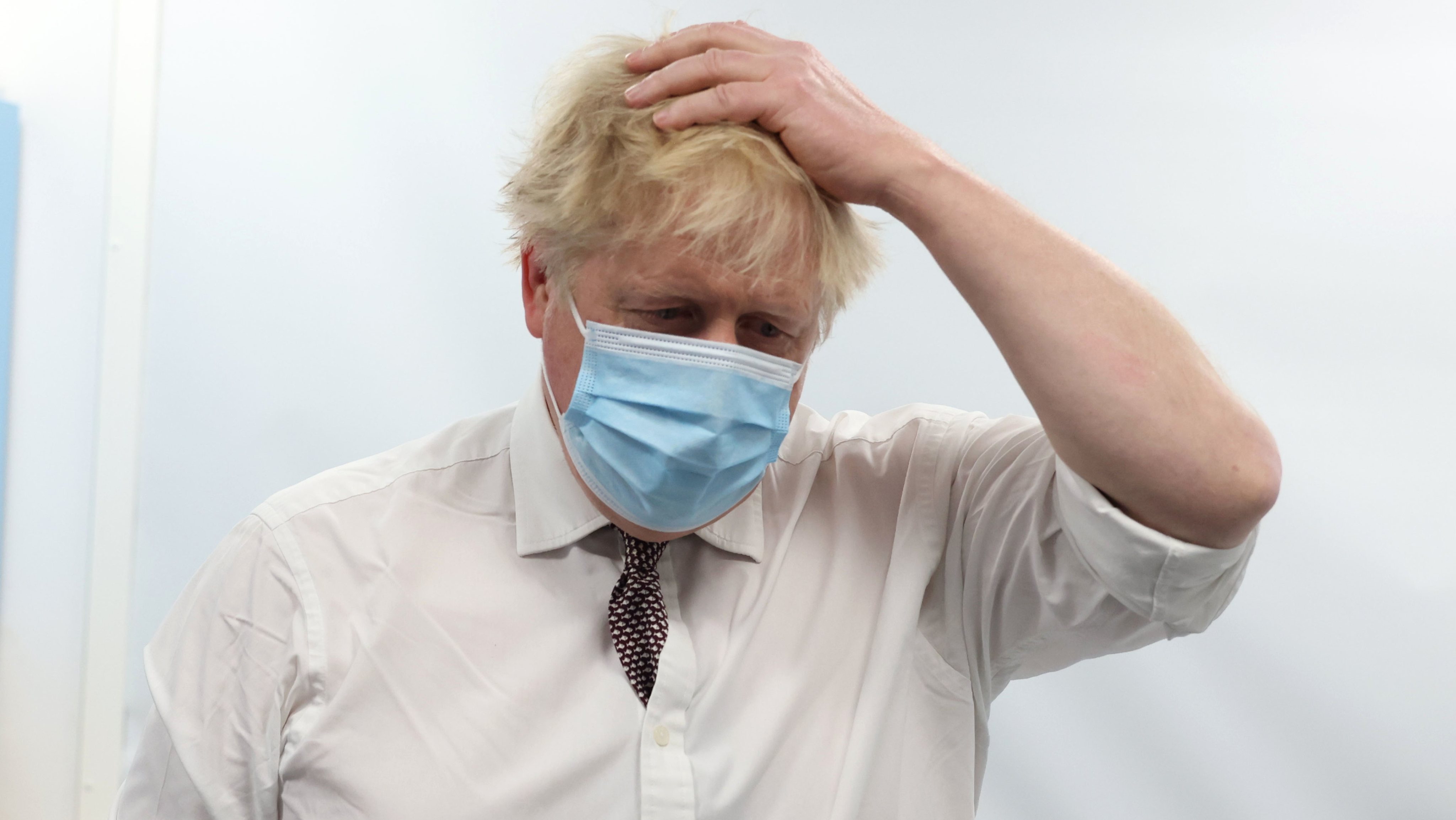 Boris Johnson Visits A Hospital In North London
