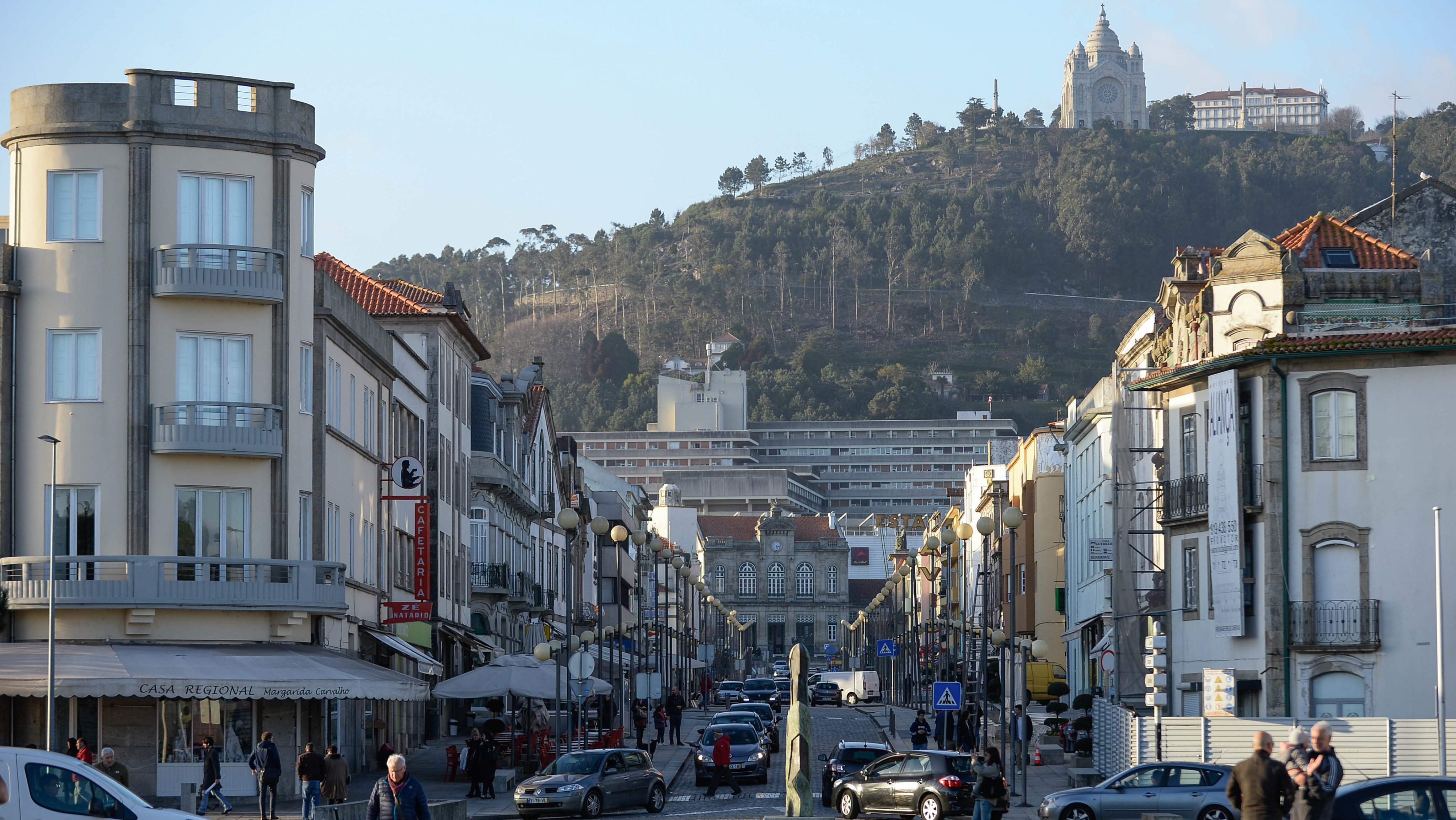 A general view of the West Sea Viana city center located