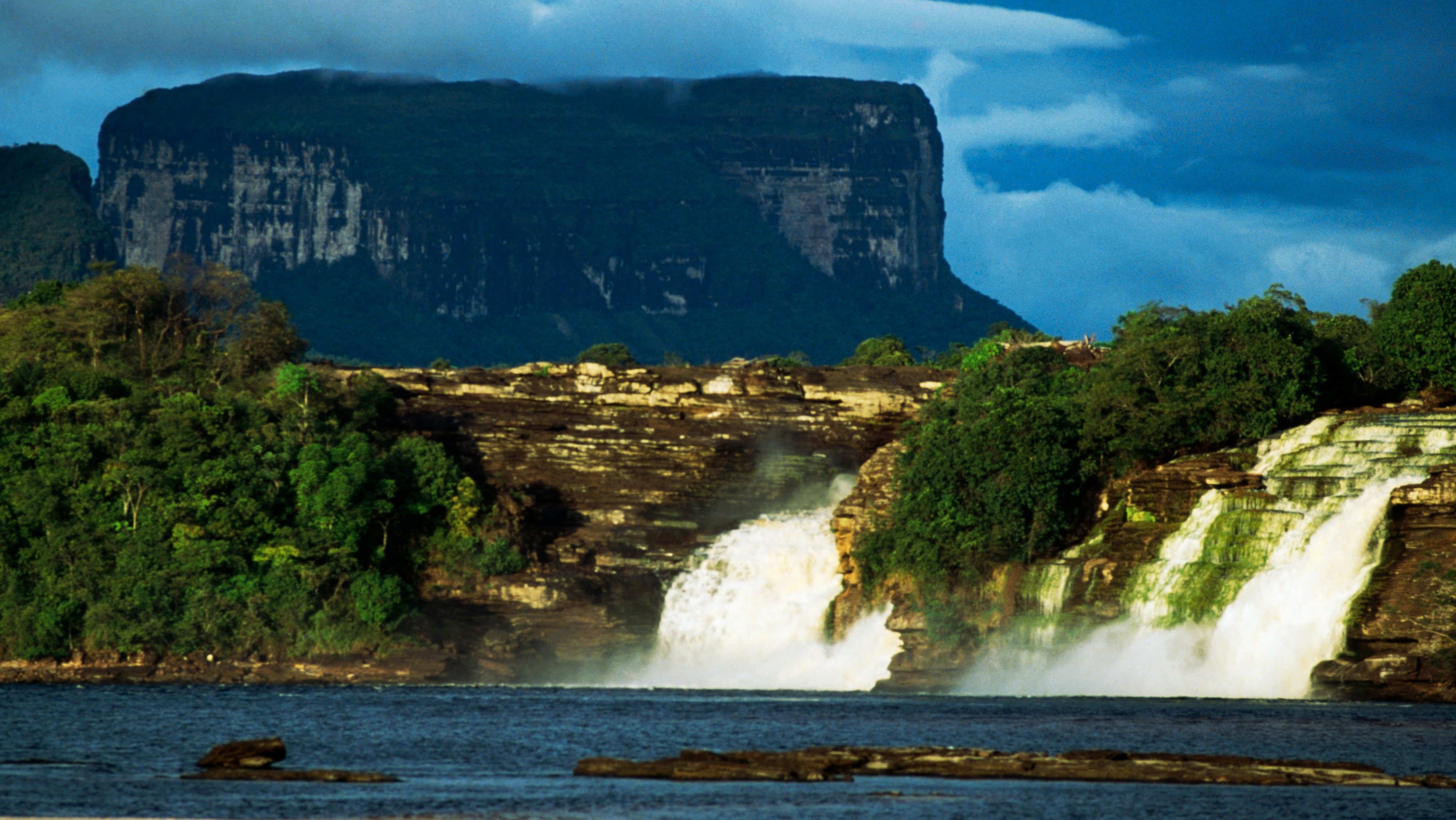 The Hacha Falls in Canaima National Park