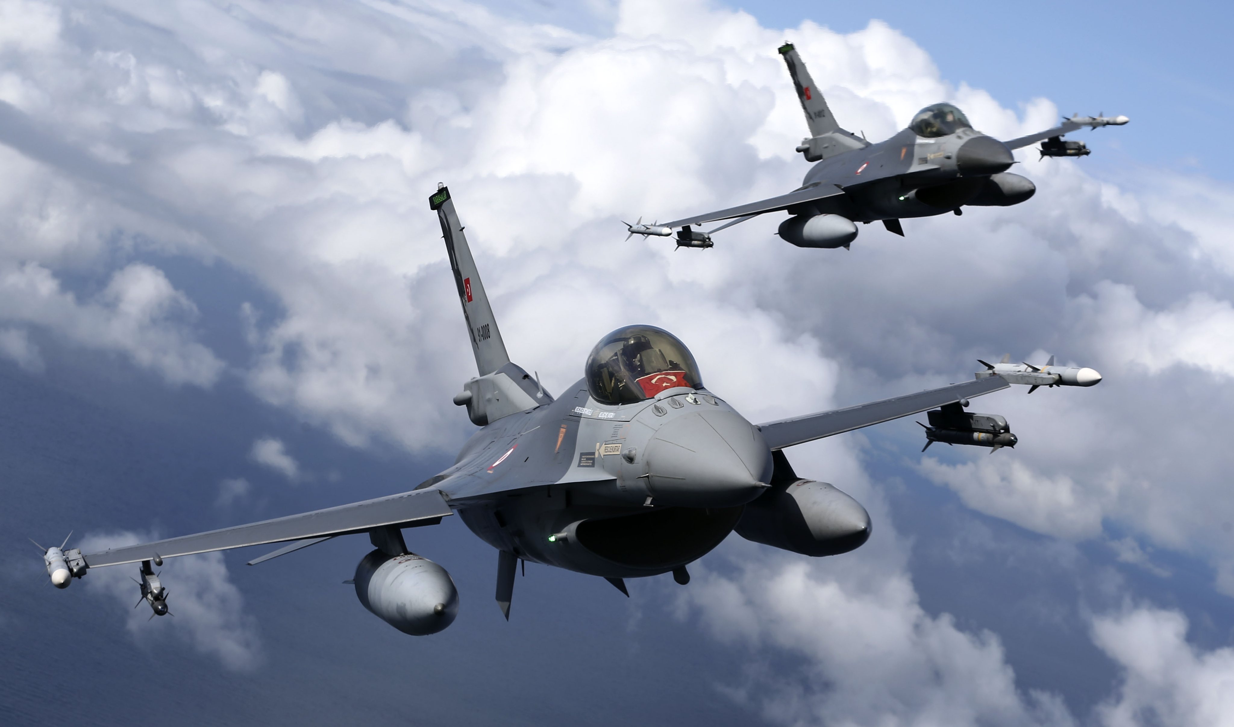 Turkish F-16 fighter jets&#039; NATO Air Policing duty in Malbork