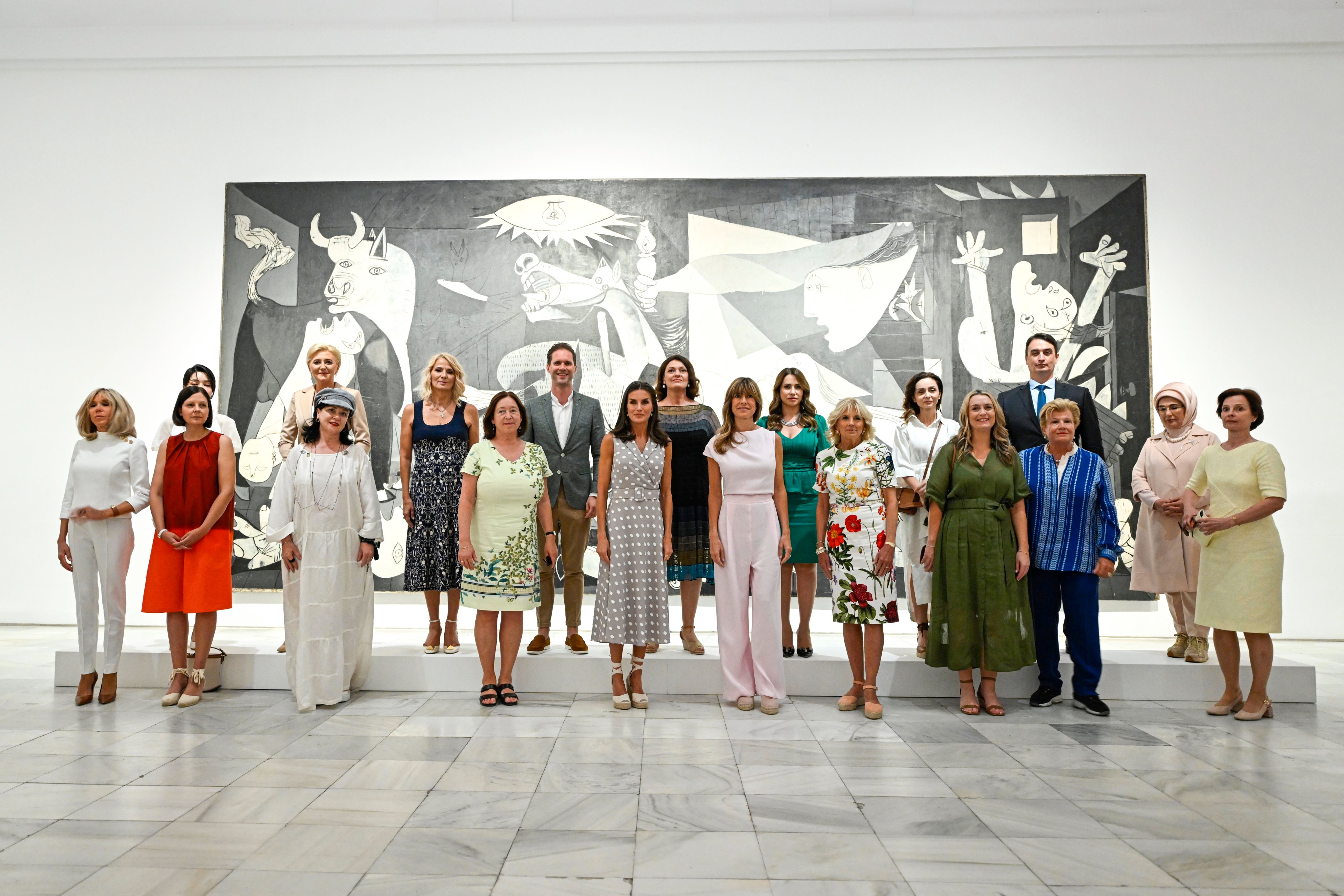 Queen Letizia Of Spain Hosts A Visit To The Reina Sofia Museum