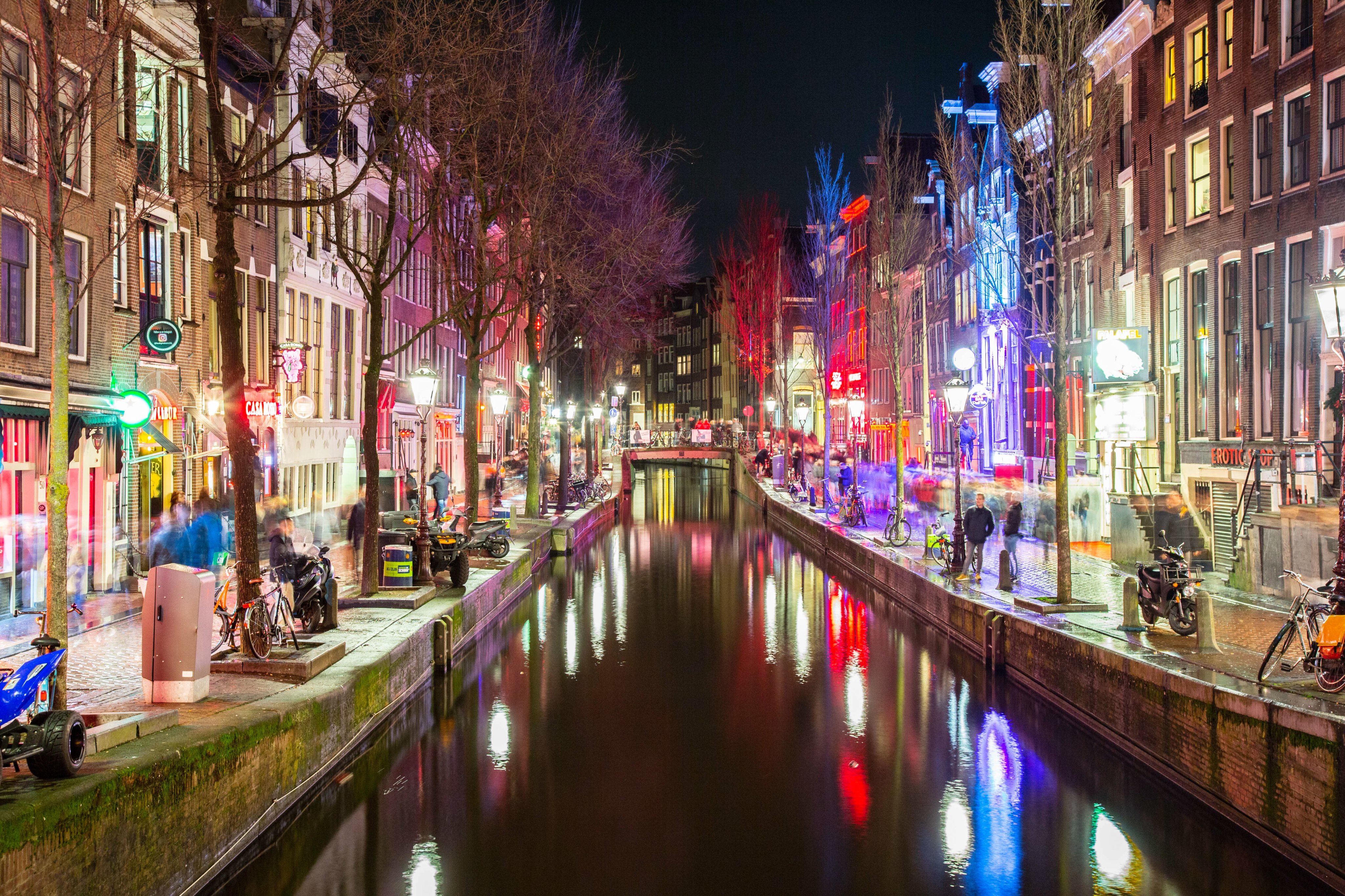 Red Light District In Amsterdam