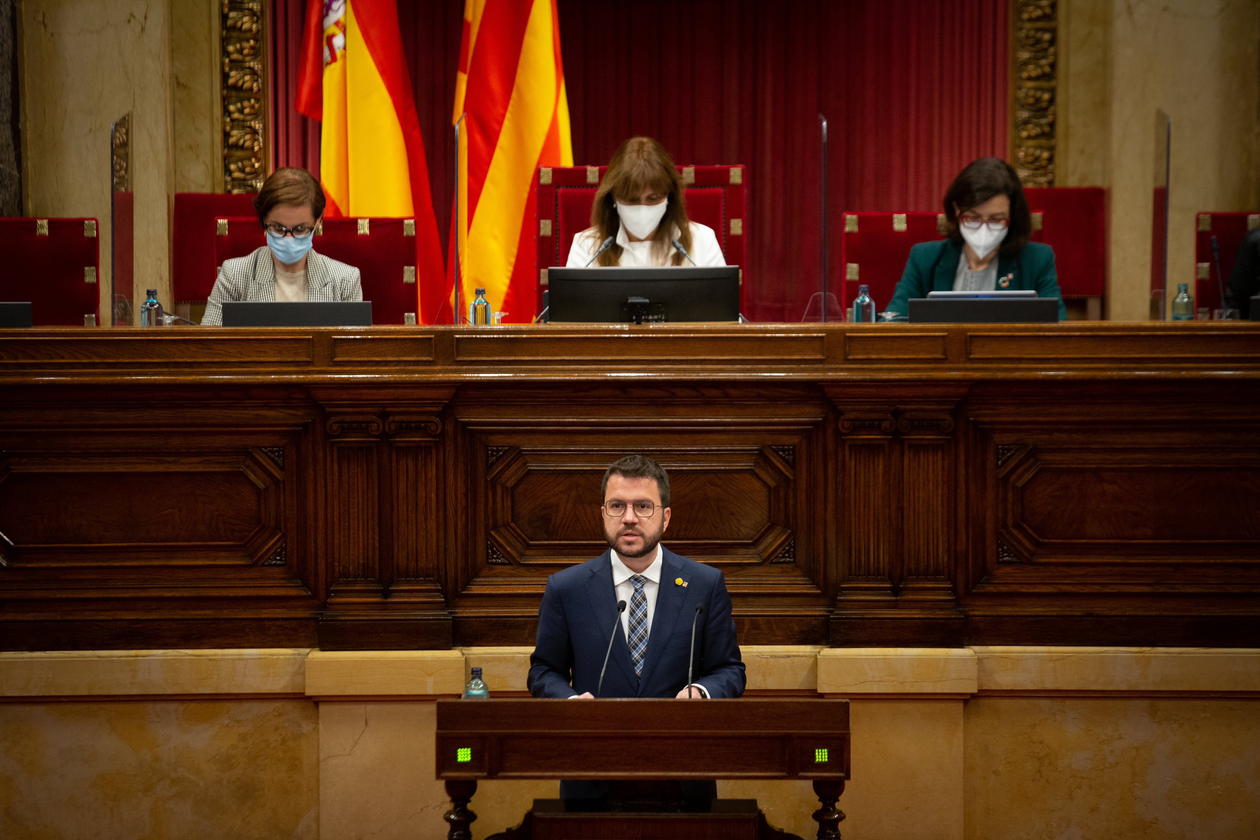Session Of Control To The Government In The Parliament Of Catalonia