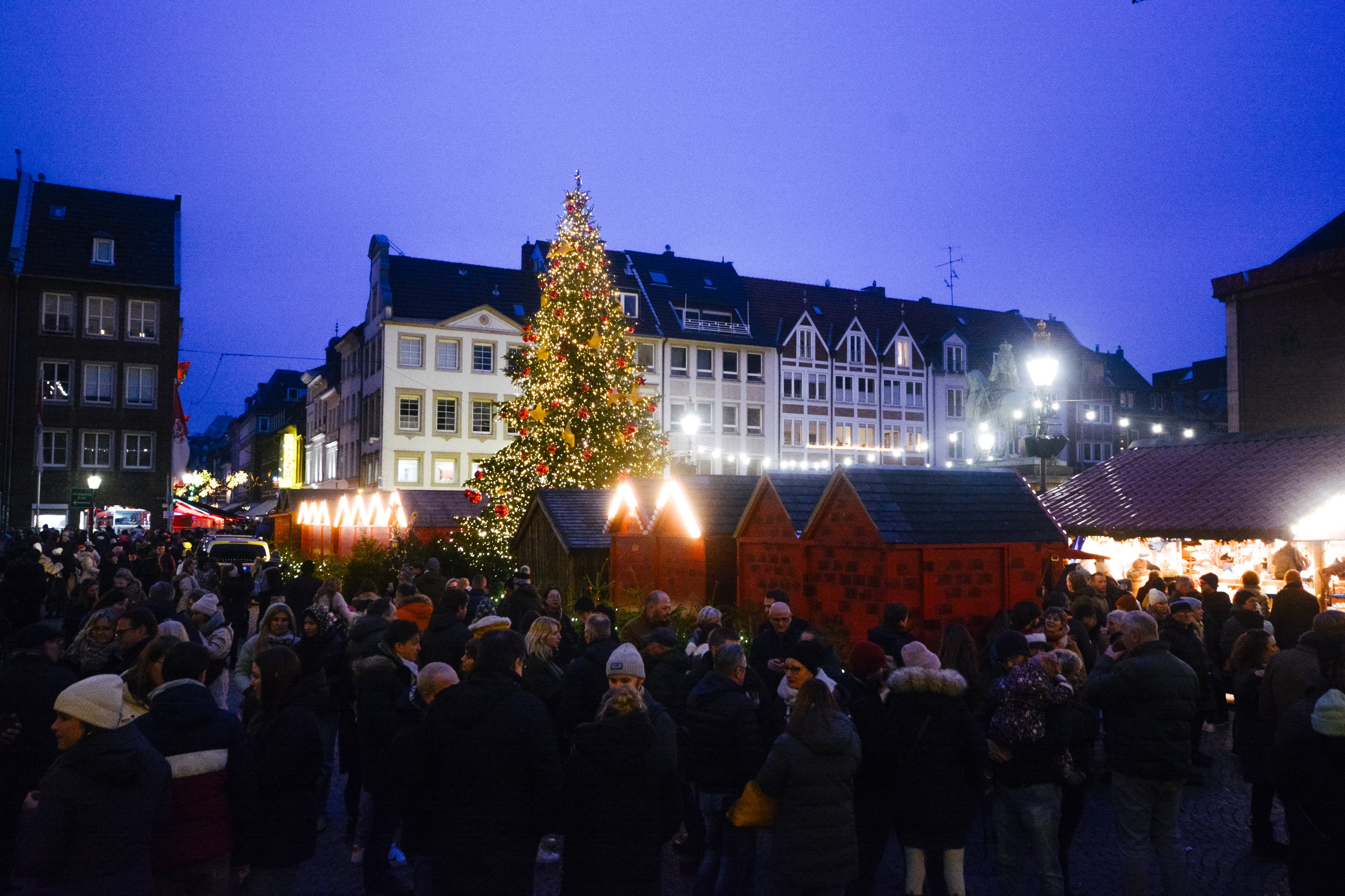 Christmas Market In Duesseldorf