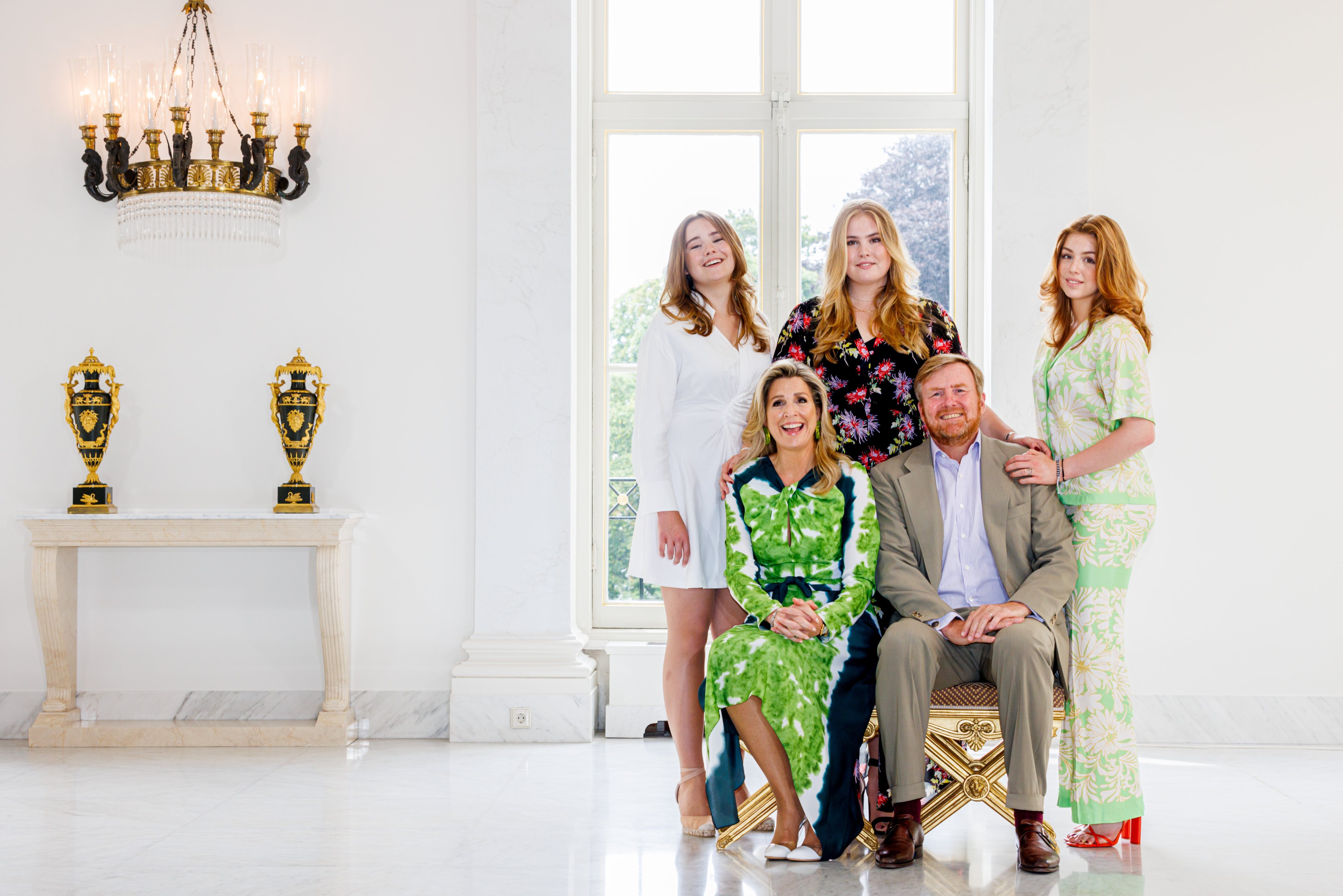 Dutch Royal Family: Summer Photosession At Palace Noordeinde