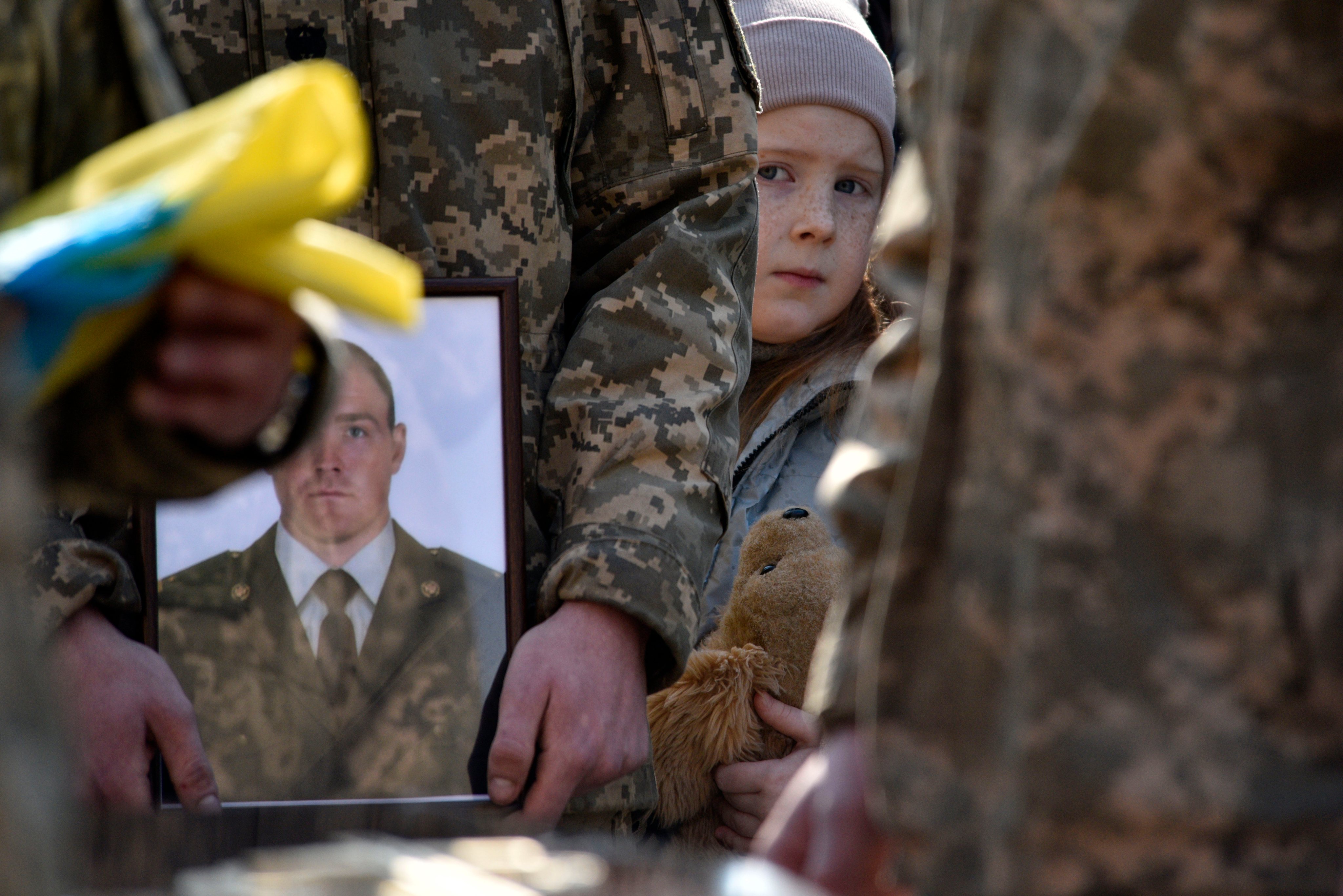 Ukrainian servicemen buried at Lychakiv Cemetery in Lviv