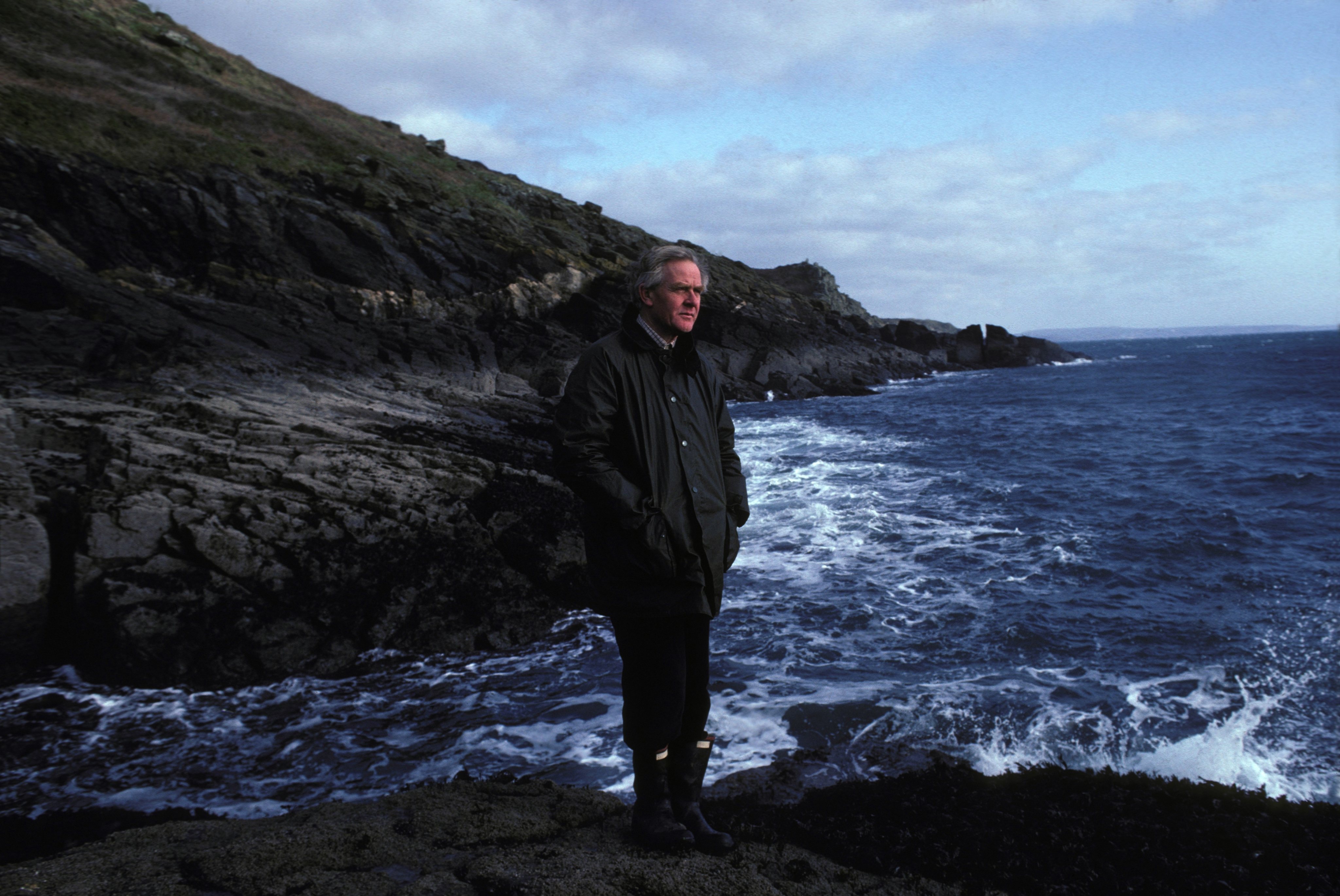 John Le Carre At Home In Cornwall