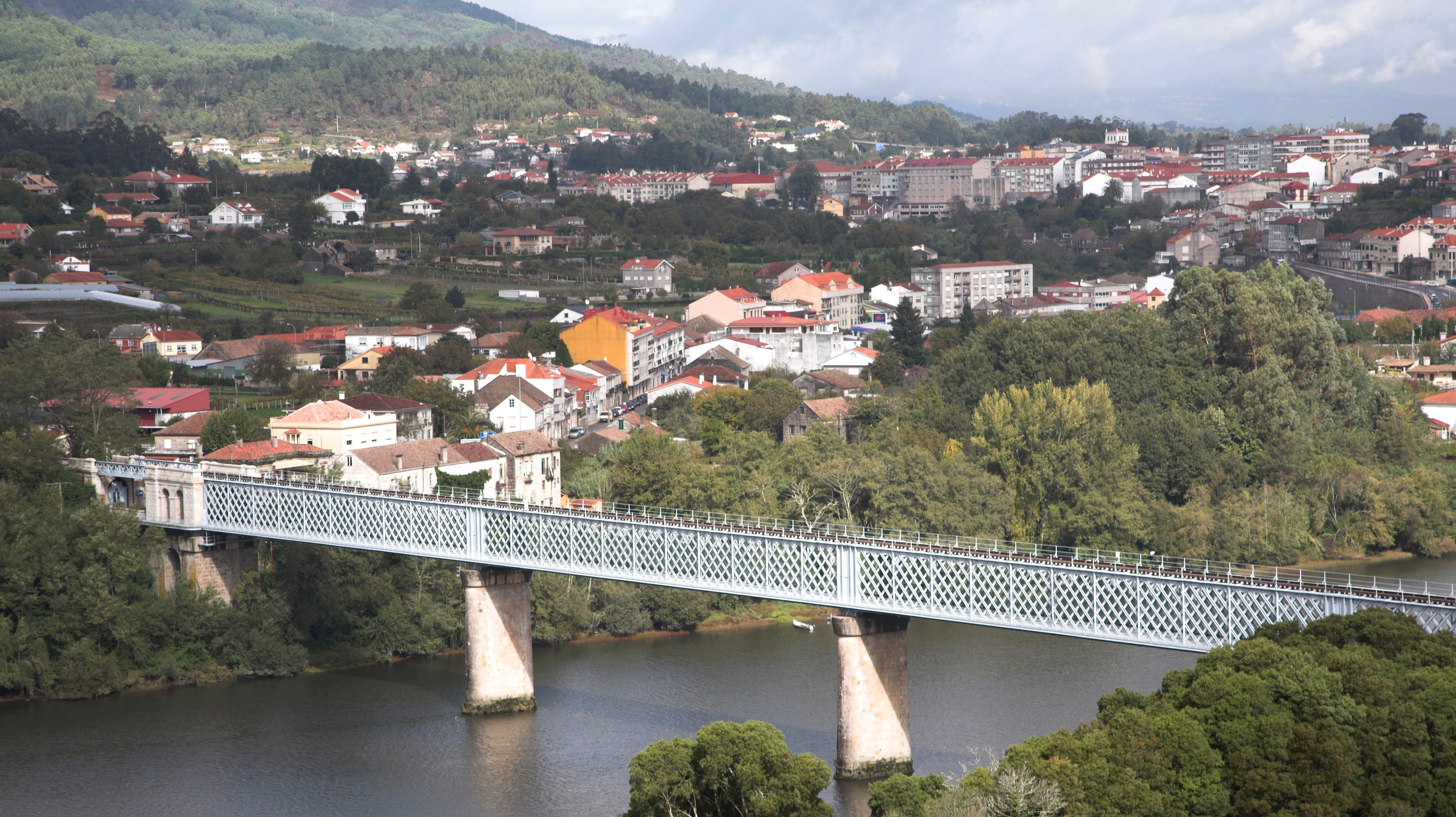 River Minho, Tui, Spain from Valenca do Minho, Portugal