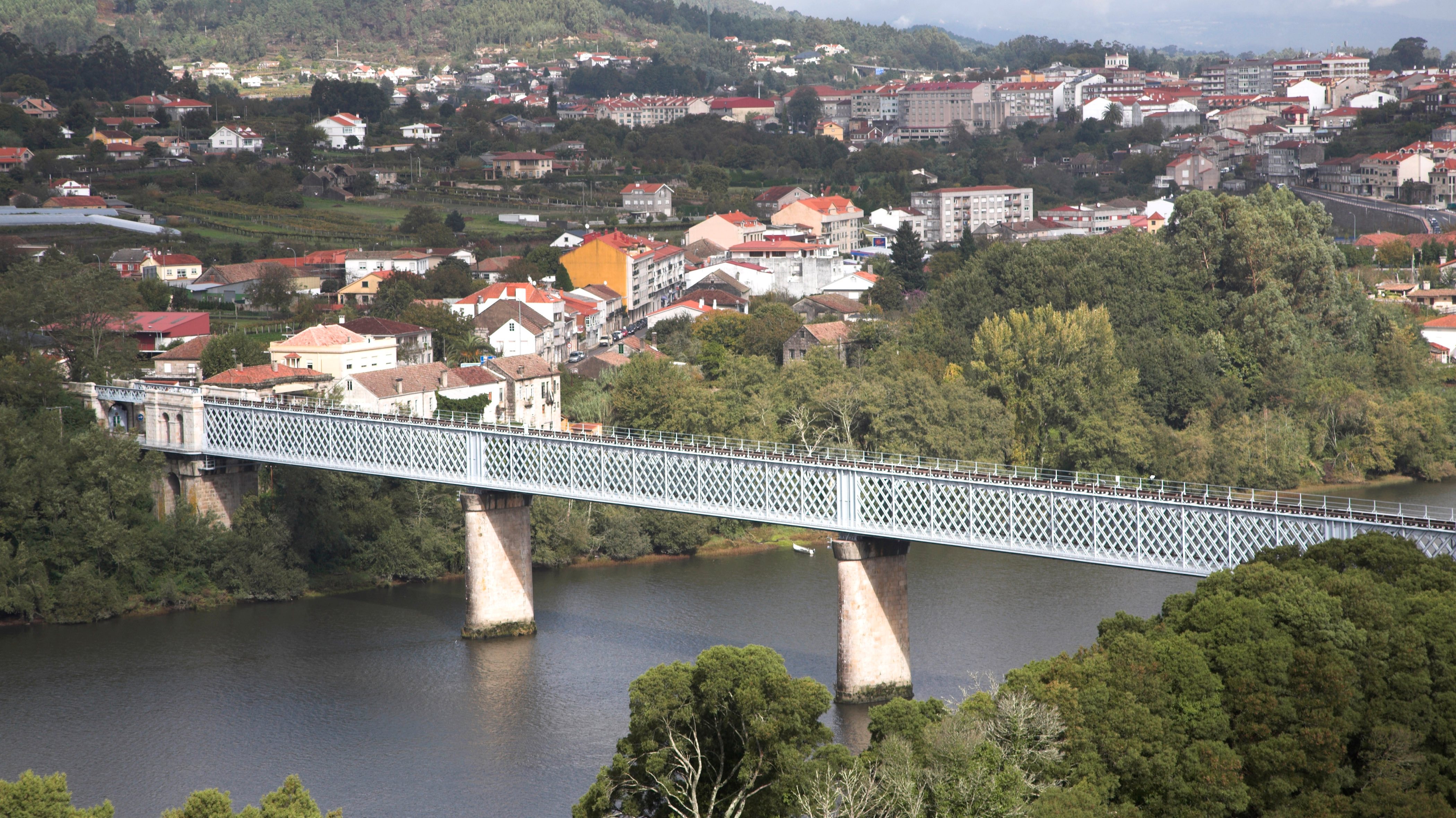 River Minho, Tui, Spain from Valenca do Minho, Portugal