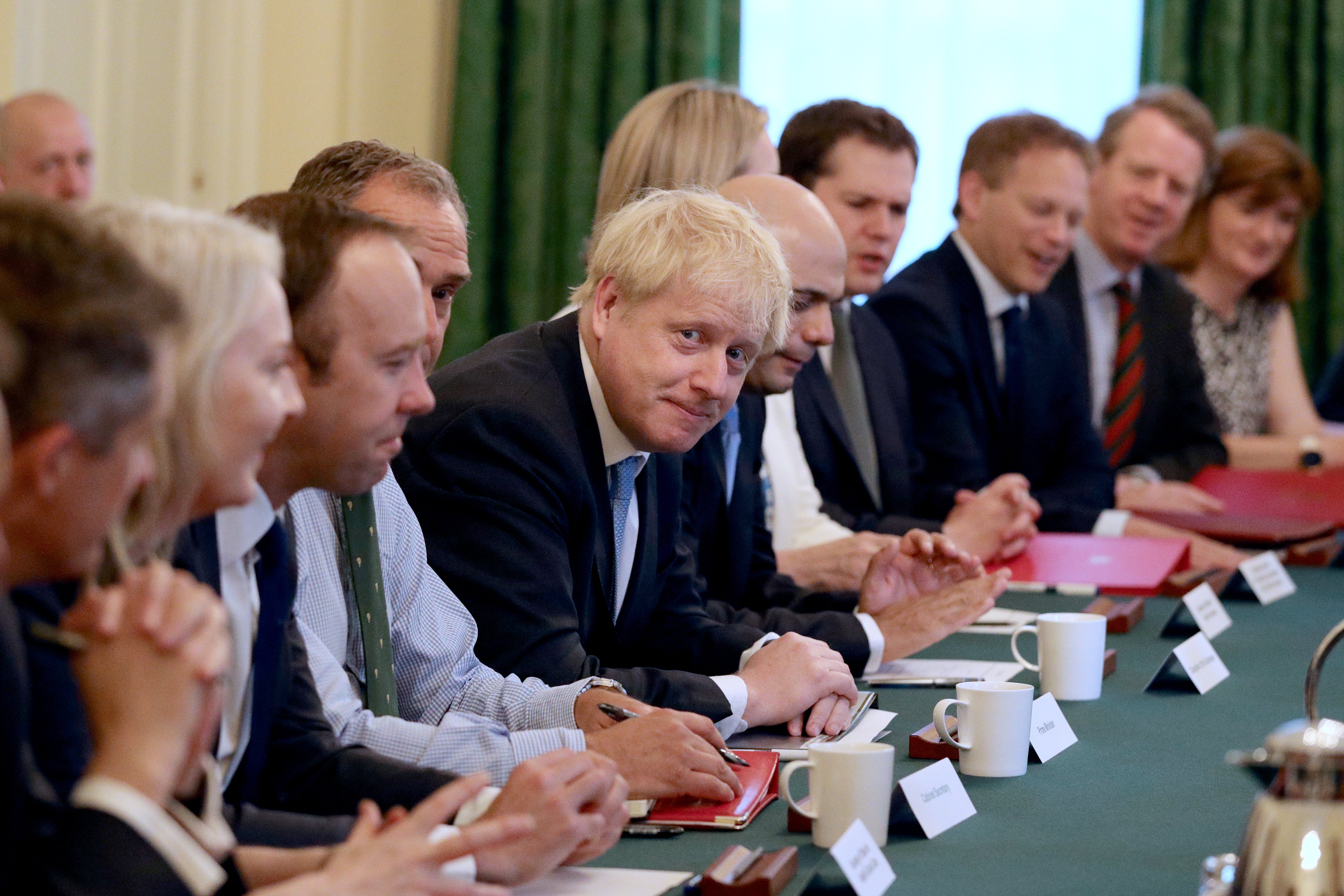 Prime Minister Boris Johnson Meets With His New Cabinet