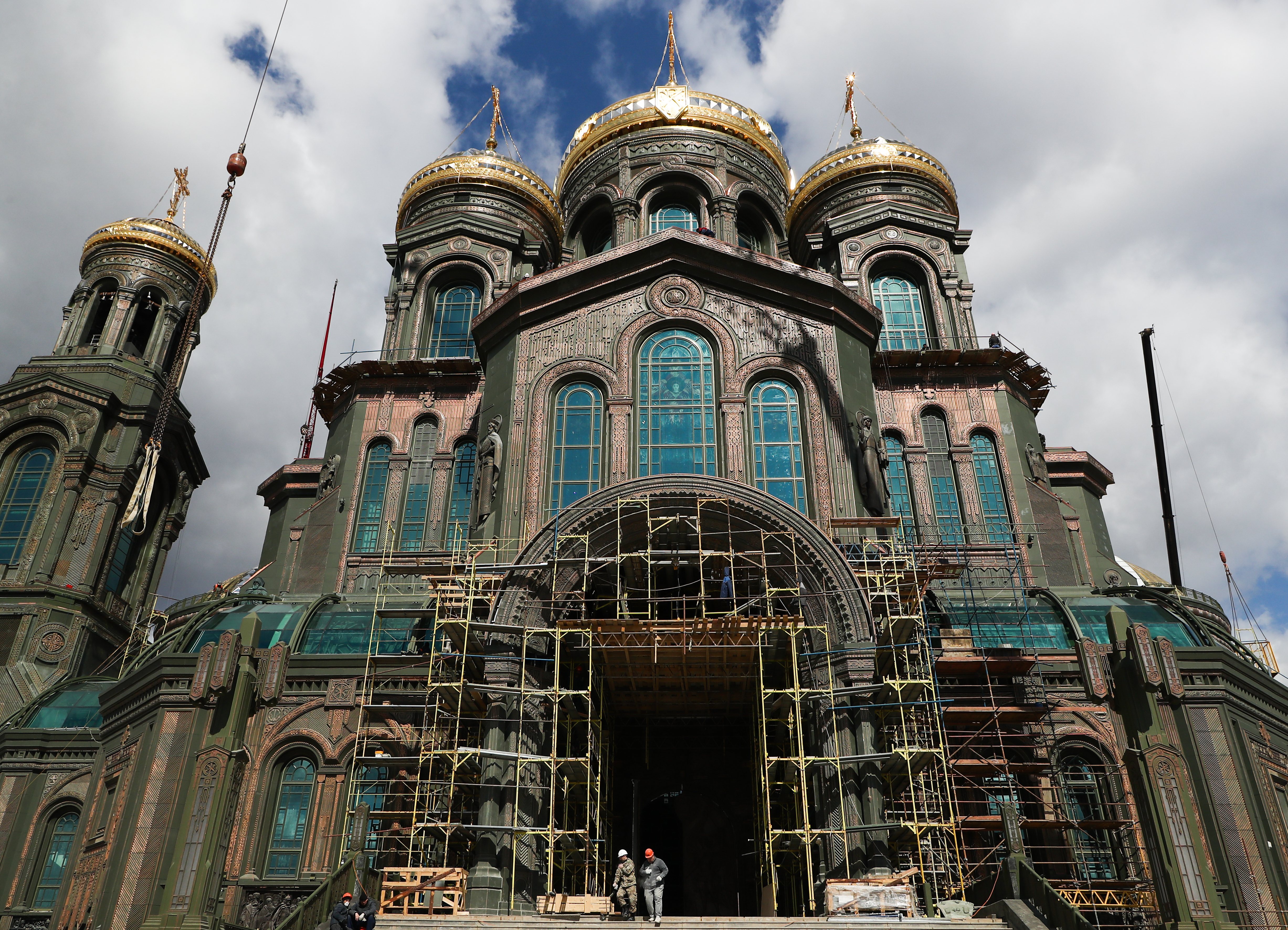 Construction of Main Cathedral of Russian Armed Forces nears completion