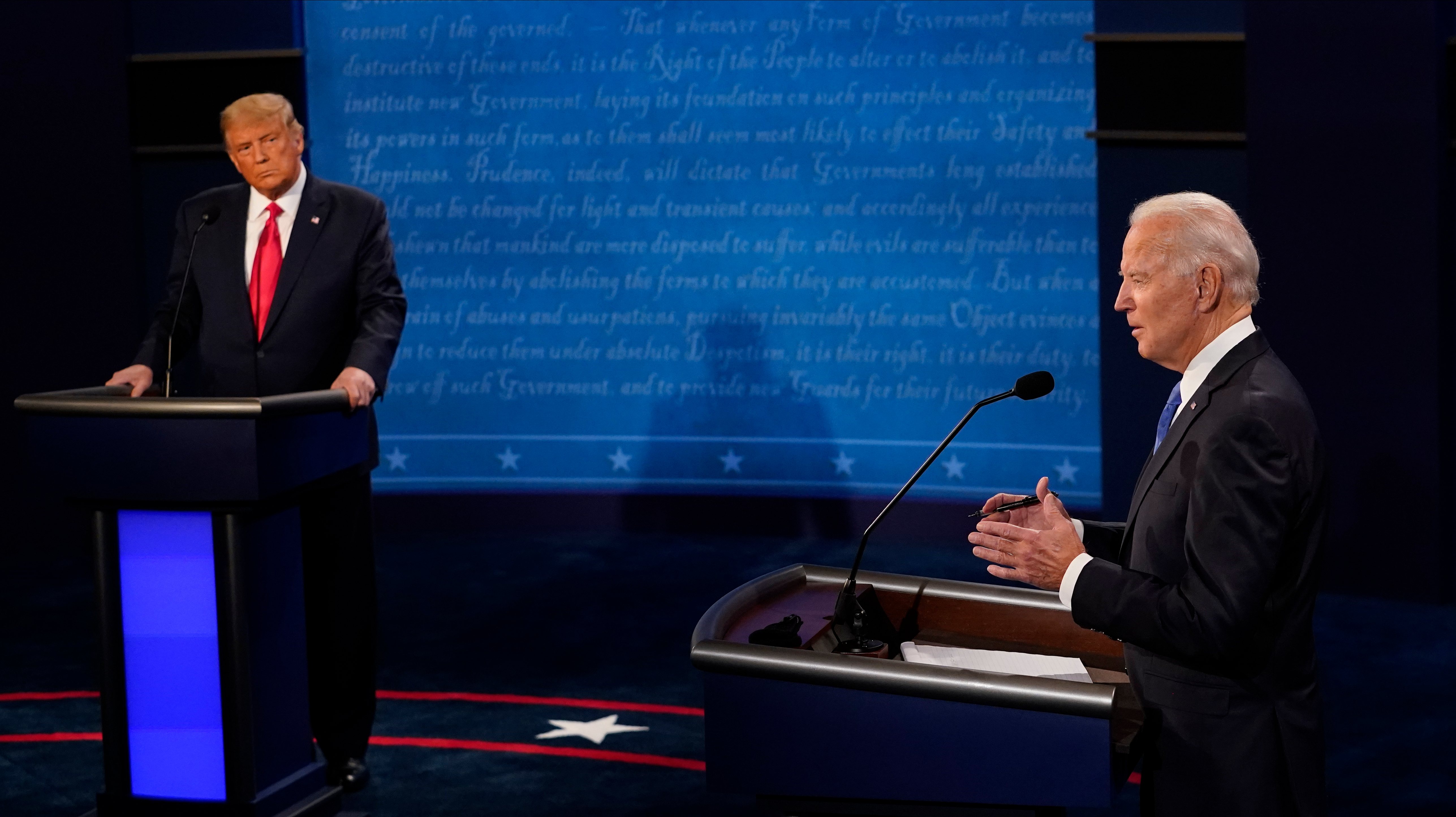 Debate Trump e Biden
