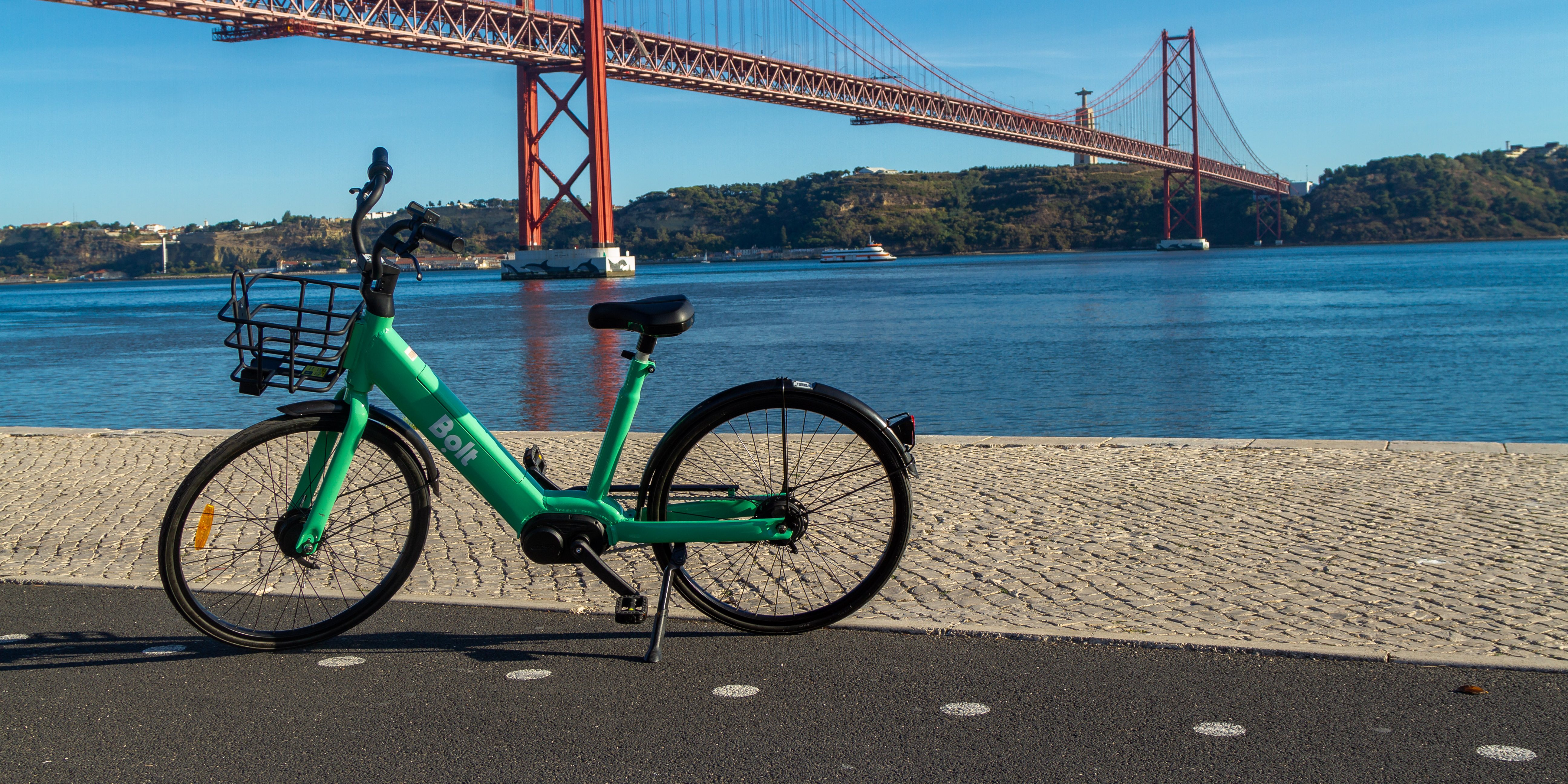 As bicicletas elétricas da Bolt estão disponíveis em Lisboa, Coimbra e Setúbal