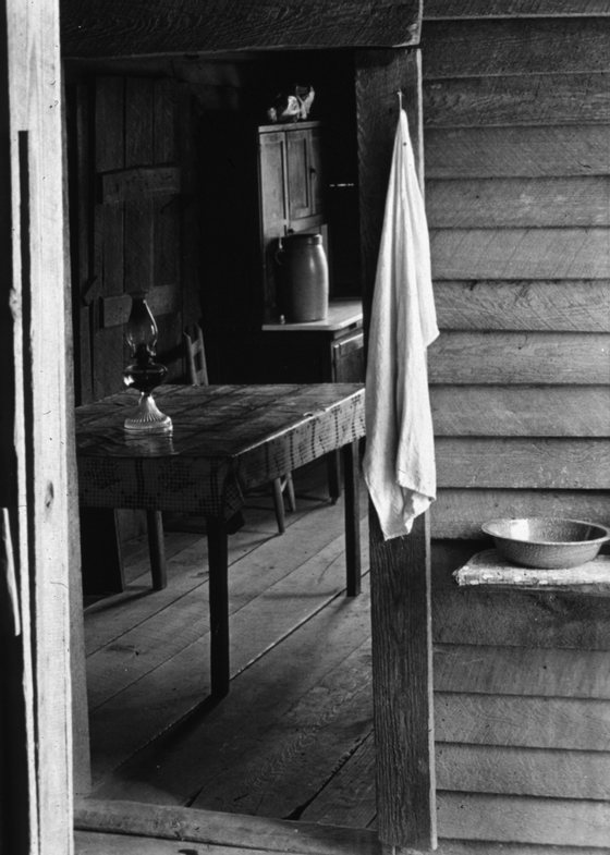 A sharecropper's cabin in Hale County, Alabama.   (Photo by Walker Evans/Getty Images)