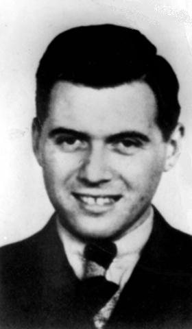 Josef Mengele numa imagem anterior a 1945