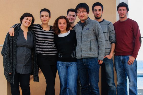 A equipa de Susana Lima (segunda a contar da esquerda) pretende estudar que efeito tÃªm as hormonas sexuais nos comportamentos - FundaÃ§Ã£o Champalimaud