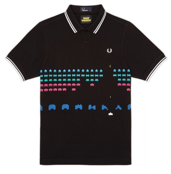 FRED PERRY X SPACE INVADERS SM6029_102_1_PVP. 95 euros