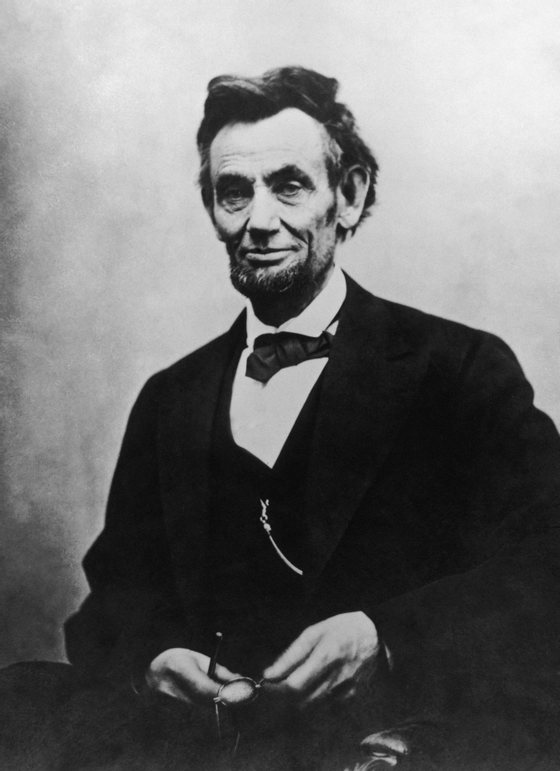 Abraham Lincoln (1809 - 1865), the 16th President of the United States of America.   (Photo by Alexander Gardner/Getty Images)