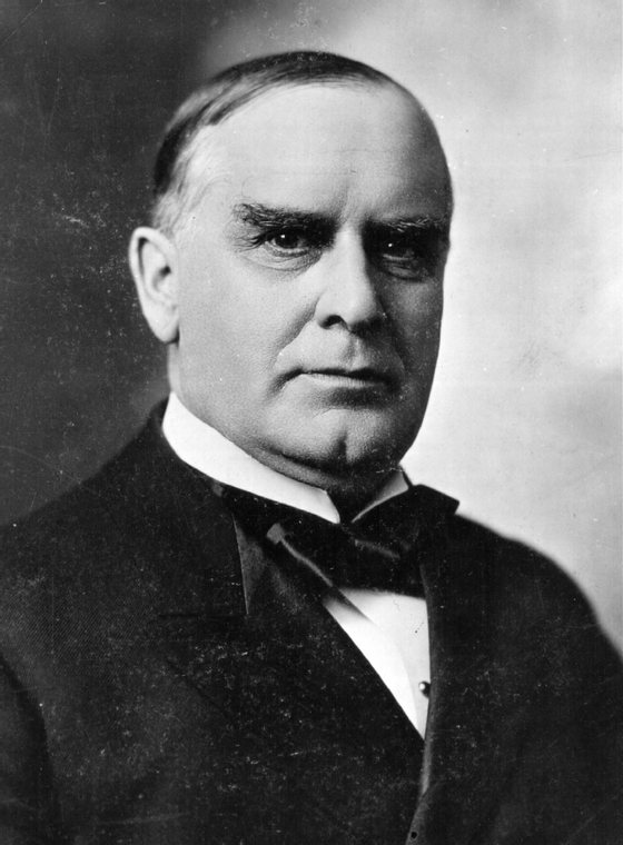 377869 73: William McKinley, twenty-fifth President of the United States serving from 1897 to 1901. (Photo by National Archive/Newsmakers)