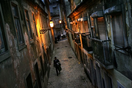 PORTUGAL-STREET-DAWN