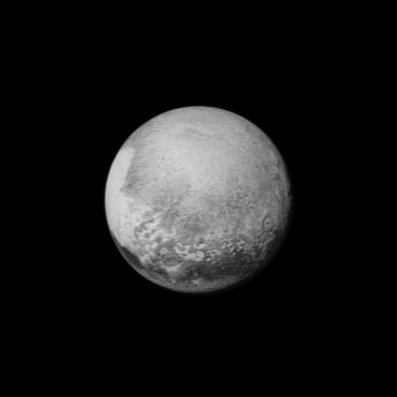 New Horizons estava a 2,5 milhÃµes de quilÃ³metros de PlutÃ£o quando captou esta imagem a 12 de julho -  NASA/Johns Hopkins University Applied Physics Laboratory/Southwest Research Institute