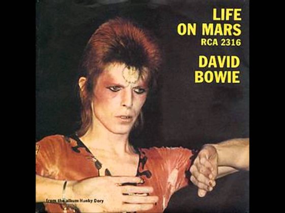 Life on Mars? pertence ao Ã¡lbum Hunky Dory de David Bowie, 1971 