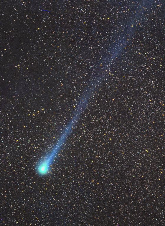 Fotografia tirada ao cometa 109P/Swift-Tuttle em novembro de 1992 - Gerald Rhemann/NASA