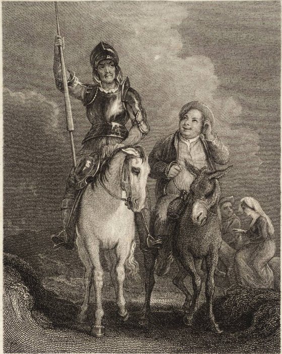 Sancho Panza Persuading the Don to Marry null Thomas Stothard 1755-1834 Purchased as part of the OppÃ© Collection with assistance from the National Lottery through the Heritage Lottery Fund 1996 http://www.tate.org.uk/art/work/T11728