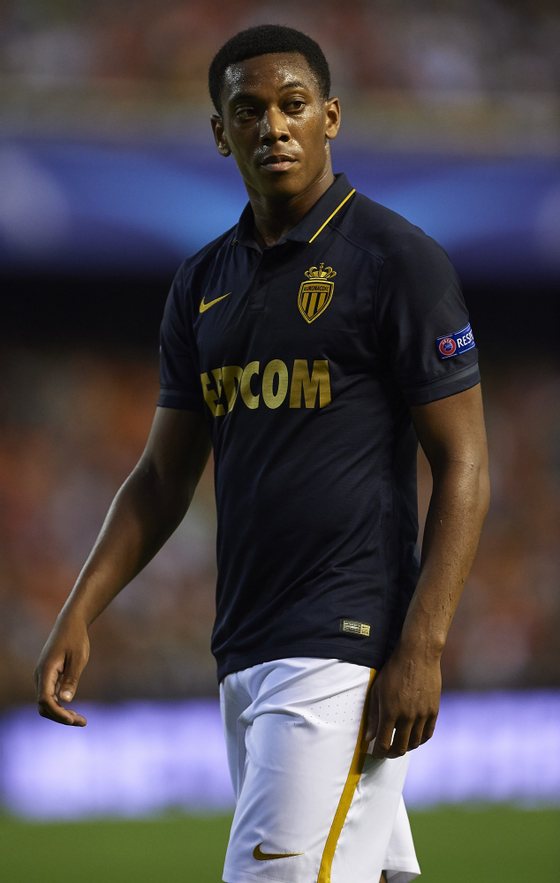 VALENCIA, SPAIN - AUGUST 19: Anthony Martial of Monaco looks on during the UEFA Champions League Qualifying Round Play Off First Leg match between Valencia CF and AS Monaco at Mestalla Stadium on August 19, 2015 in Valencia, Spain. (Photo by Manuel Queimadelos Alonso/Getty Images)