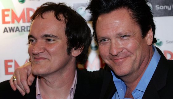 LONDON - MARCH 13: Director Quentin Tarantino and actor Michael Madsen arrive at the Sony Ericsson Empire Film Awards 2005 at Guildhall on March 13, 2005 in London. The annual film awards are organised by Empire magazine and winners are voted for by the public. (Photo by Gareth Cattermole/Getty Images)