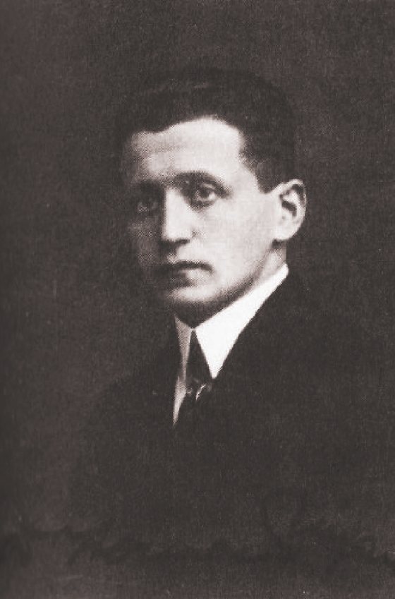 Hermann Ungar em 1919, durante o perÃ­odo em que trabalhava num banco