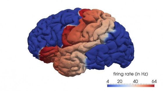 Modelo da geometria cerebral reconstruÃ­da a partir de uma ressonÃ¢ncia magnÃ©tica - BCAM/www.bcamath.org