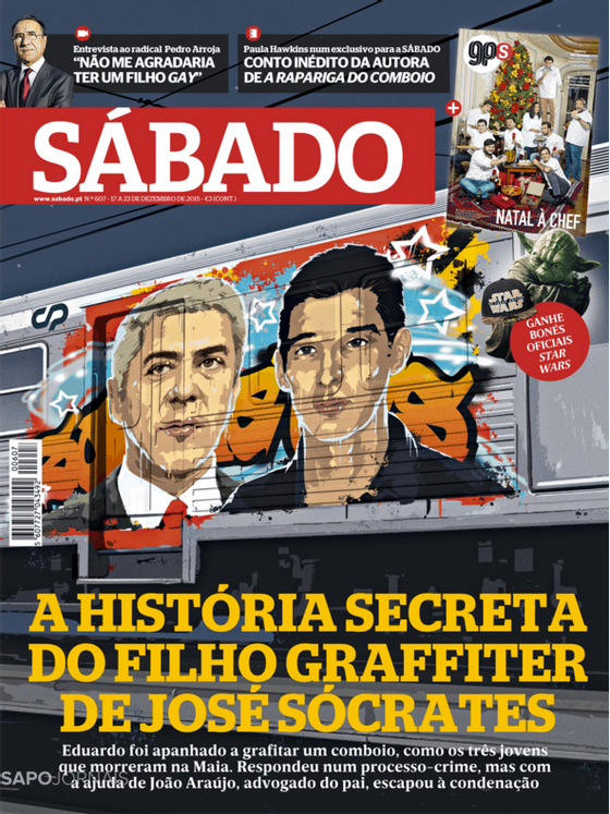 A capa da revista SÃ¡bado de 17 de dezembro de 2015