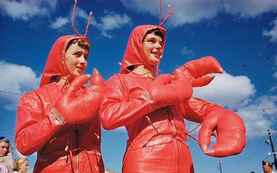 Em cada Festival da Lagosta do Maine sÃ£o consumidas em mÃ©dia nove toneladas de lagosta.