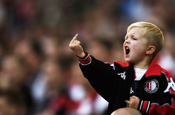 A young Feyenoord fan