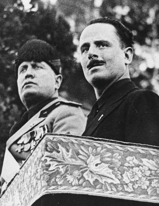Benito Mussolini And Oswald Mosley