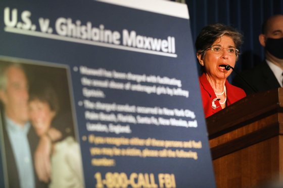 Charges Announced Against Epstein Confidante Ghislaine Maxwell By Acting NY Southern District US Audrey Strauss