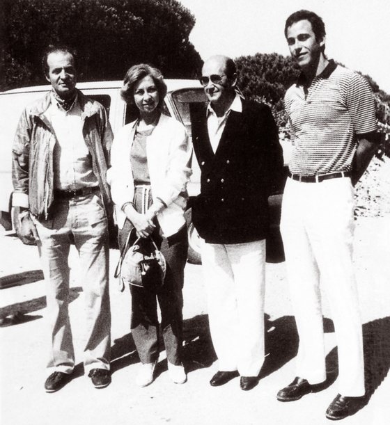 AndrÃ© Jordan e os Reis de Espanha em 1982