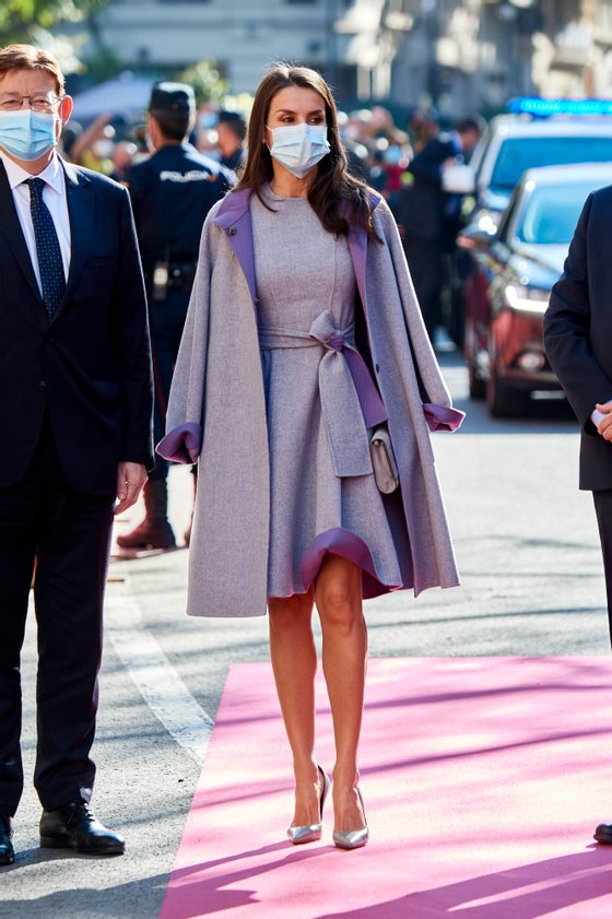 Queen Letizia Of Spain Arrives At The 'Jaume I' Awards In Valencia