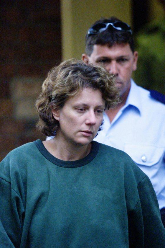 Kathleen Folbigg leaving Maitland Court after being refused bail, 22 March