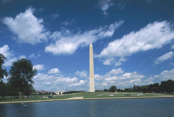 Monument to George Washington, marble obelisk