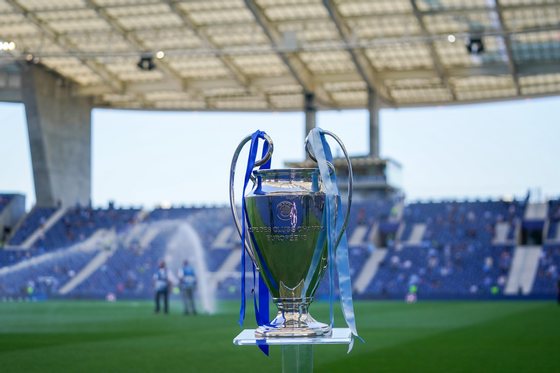 The UEFA Champions League trophy prior the final soccer match between Chelsea and Manchester City to be held at DragÃ£o Stadium Porto, Portugal, 29 May 2021. HUGO DELGADO/LUSA