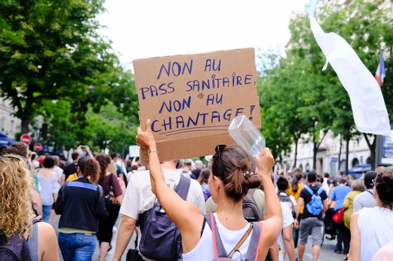 Anti-government Demonstration In Paris