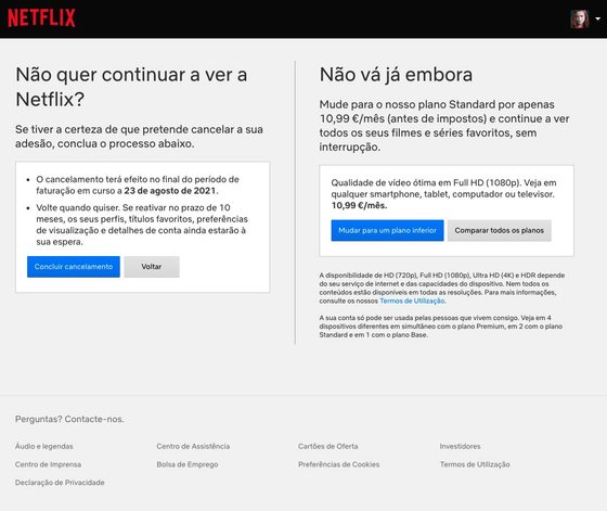 Como cancelar uma subscrição da Netflix no iPhone