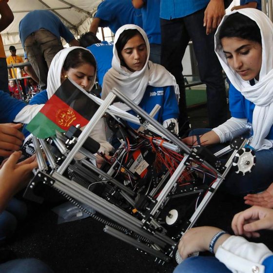 Afghan Girls Robotics Team