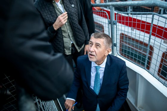 Czech Prime Minister Andrej Babis Campaigns Ahead Of Election