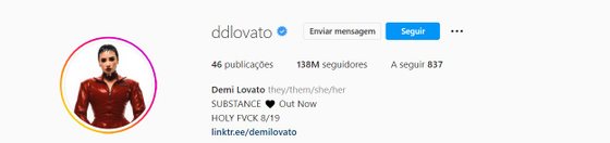 Demi Lovato, instagram