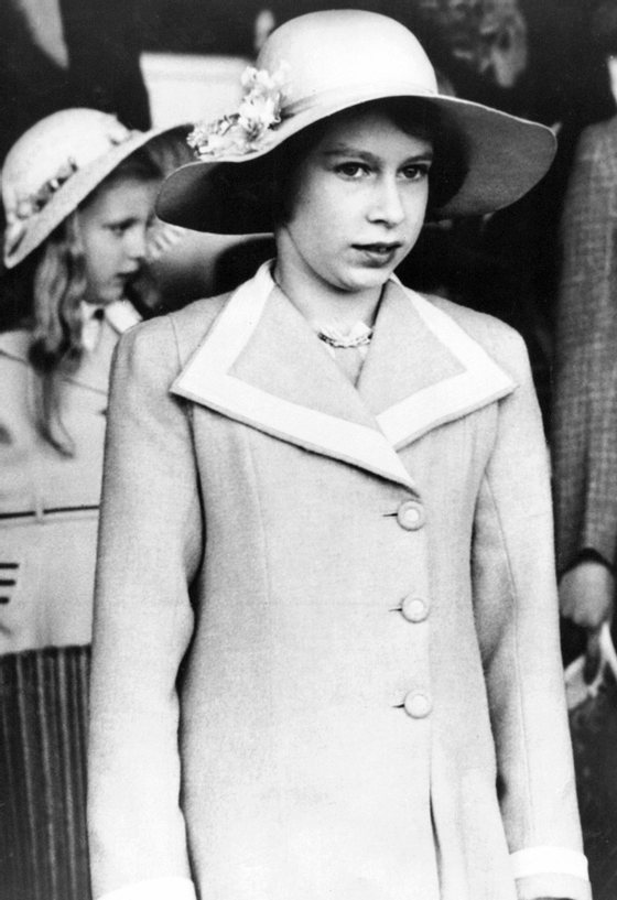 Queen Elizabeth II - Princess Elizabeth seen in the Royal Box at the Aldershot Tattoo in 1938 01/06/38circa *** Local Ca