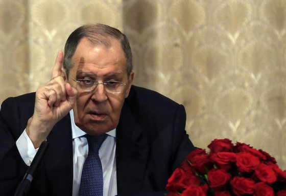 Russian Foreign Minister Sergey Lavrov in Ethiopia