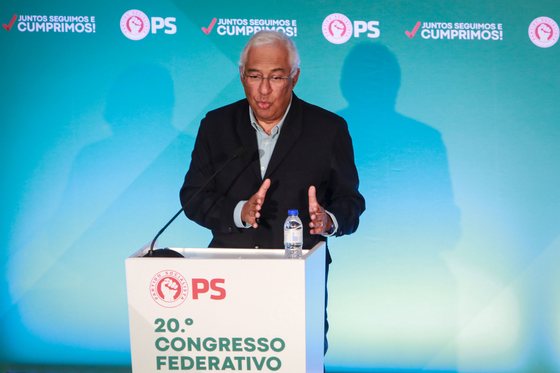 O SecretÃ¡rio Geral do Partido Socialista, Antonio Costa, usa da palavra durante o 20Âº Congresso Federativo do PS, na CovilhÃ£